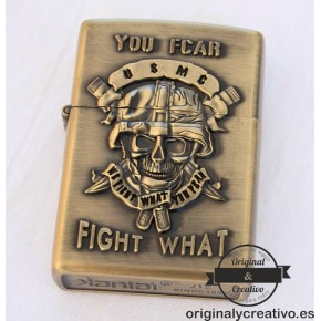 Mechero tipo Zippo personalizado