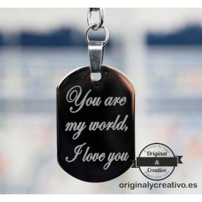 Llavero metal acero personalizado Llavero metal acero personalizado