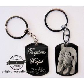 Llavero metal acero personalizado Llavero metal acero personalizado