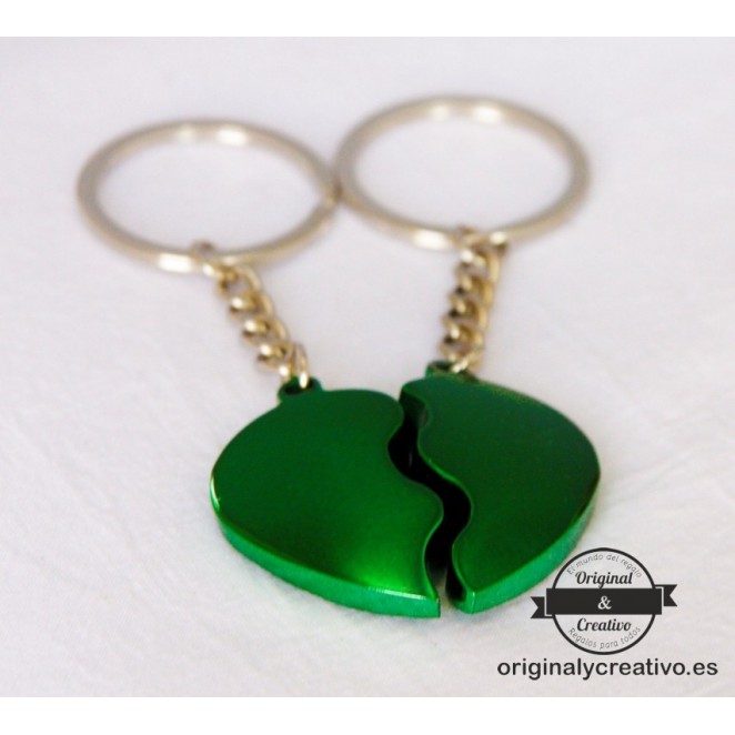 Llavero corazón partido Llavero corazón partido