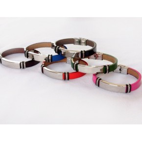 Pulsera piel con nombre Pulsera piel con nombre