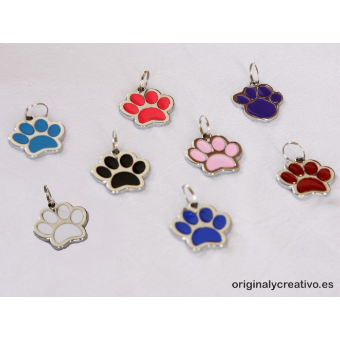 chapa identificativa huella chapa identificativa huella