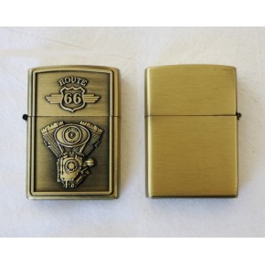 Encendedor tipo Zippo route 66