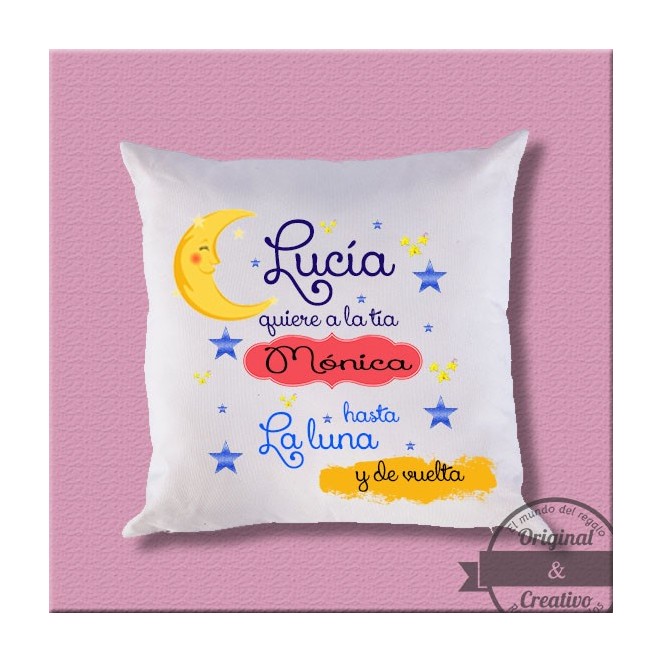 Cojín con texto personalizado Cojín con texto personalizado