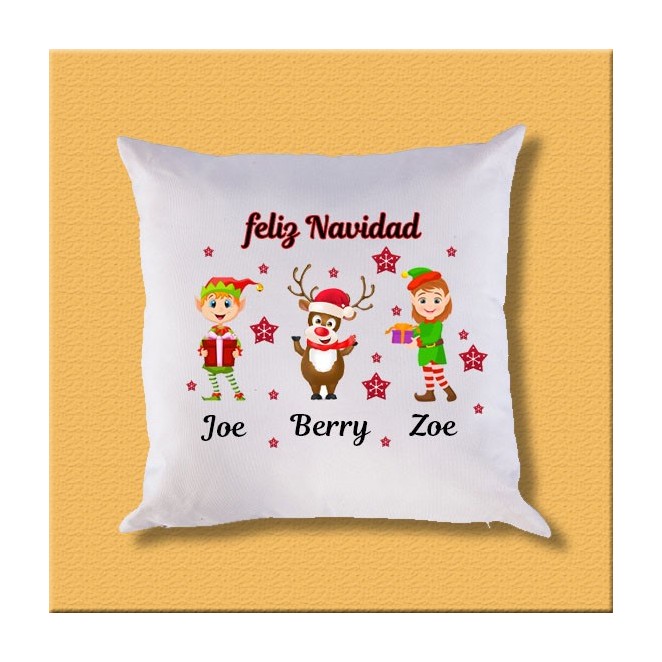 Cojín con texto personalizado Cojín con texto personalizado