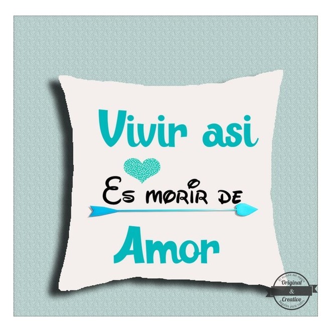 Cojín con texto personalizado Cojín con texto personalizado
