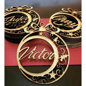 Bola navidad con nombre Bola navidad con nombre