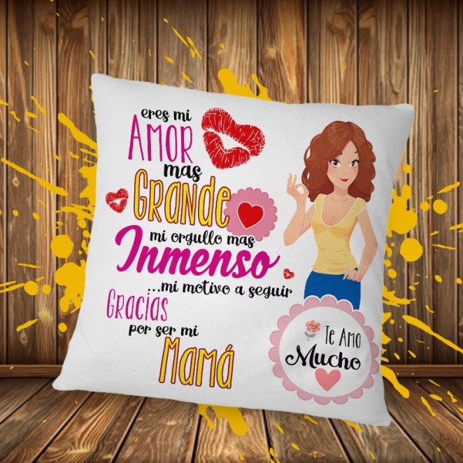 Cojín personalizado dia de la madre Cojín personalizado dia de la madre