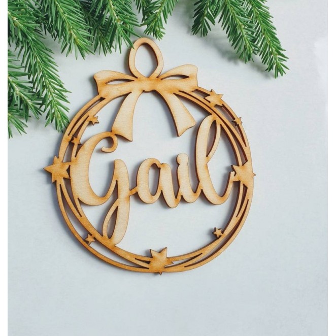 Bola navidad con nombre Bola navidad con nombre