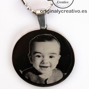 Colgante redondo personalizado