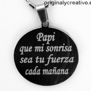 Colgante redondo personalizado