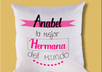 Cojin para tu hermana