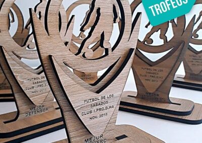 Trofeo de madera