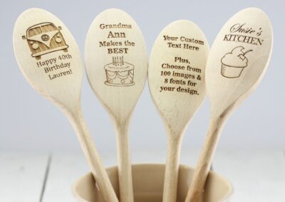 Cuchara cocina madera